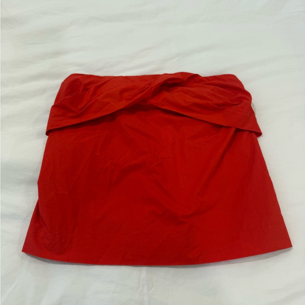 J. Crew Vibrant Red Pencil Skirt